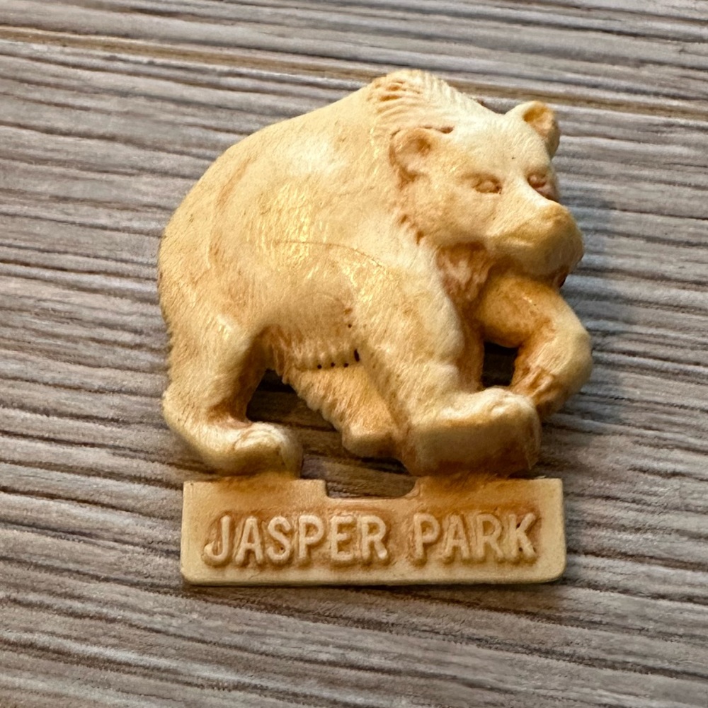 Vintage Bear Lapel Pin from Jasper, Alberta